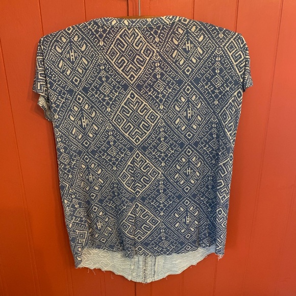 John Robshaw for Lucky blue pattern shirt - Picture 4 of 5